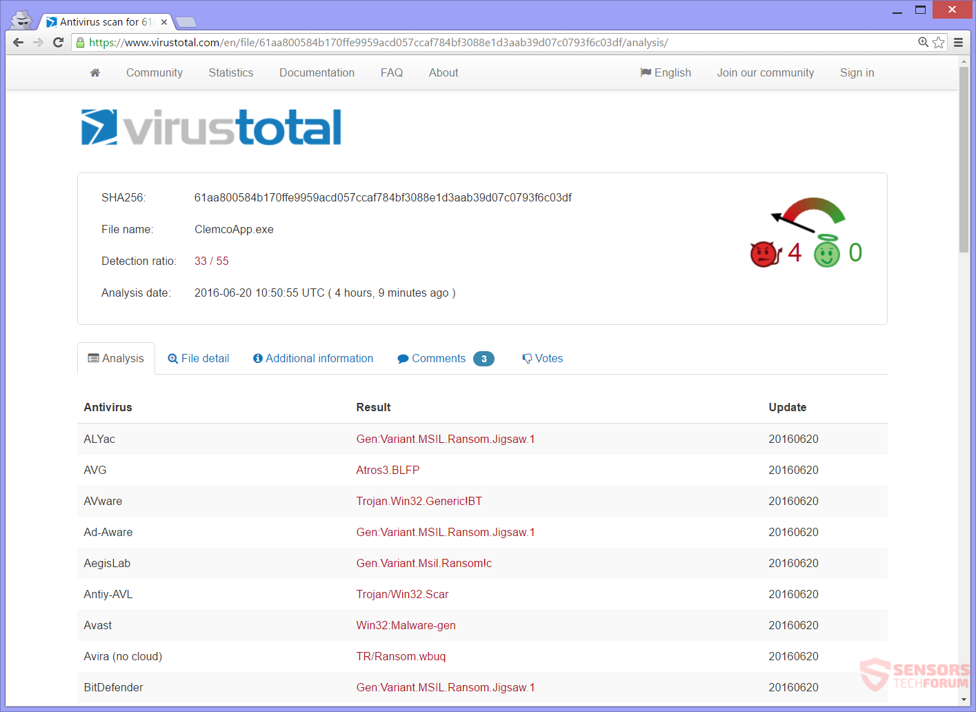 A Variant Of Win32/Ramnit.F Virus