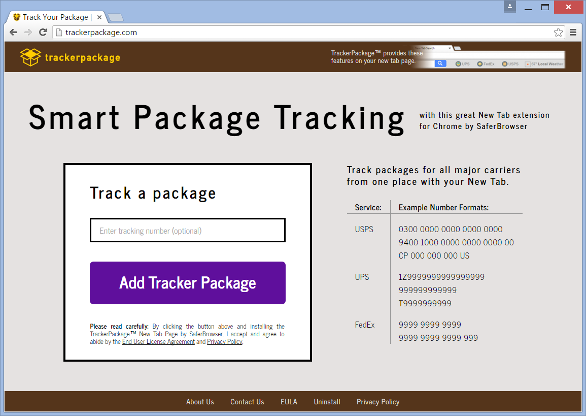 STF-tracker-package-trackerpackage-com-main-page