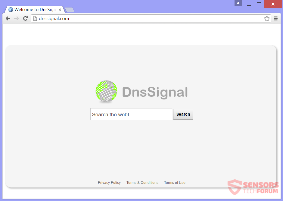 STF-dnssignal-com-dns-segnale-browser hijacker-ricerca-main-page