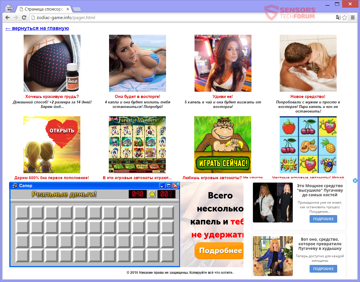 STF-zodiac-game-info-adware-advertenties-full-page-advertenties