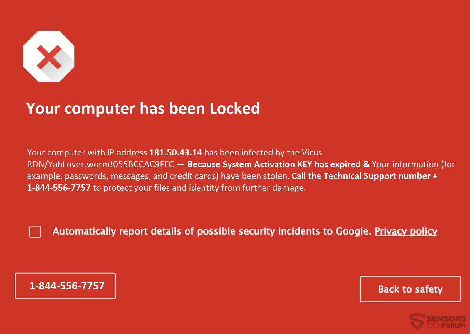 STF-your-computer-is-is-locked-google-kwaadaardige activiteit-phishing-site nep-screen