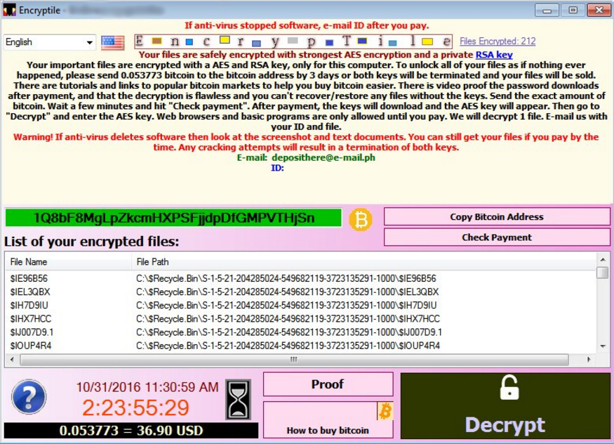 stf-encryptile-ransomware-deposithere-e-mail-ph-ransom-note-message