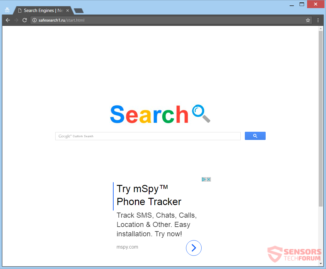 stf-safesearch1-ru-safe-search-1-browser-hijacker-redirect-main-site-page