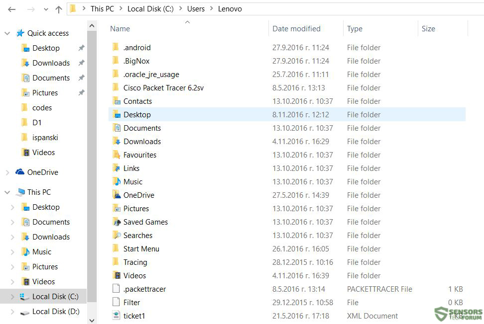important-folders-windows-sensorstechforum