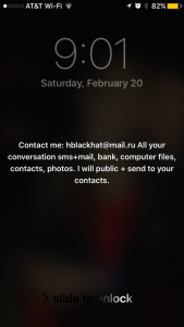 Écran malwarebytes-iphone-verrouillé