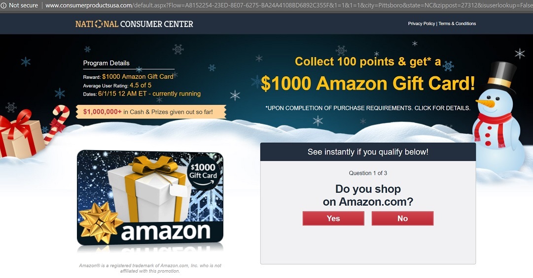 1000 amazon gift card scam