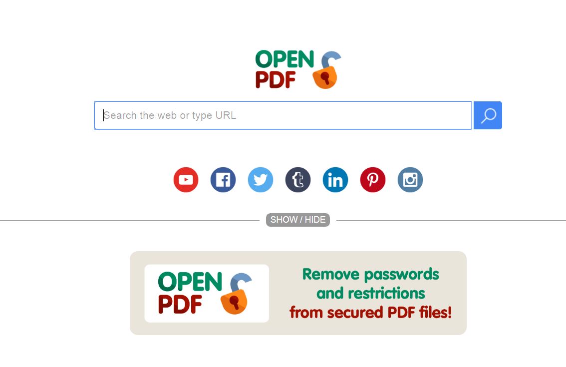 remove Search.openpdf.pro browser hijacker