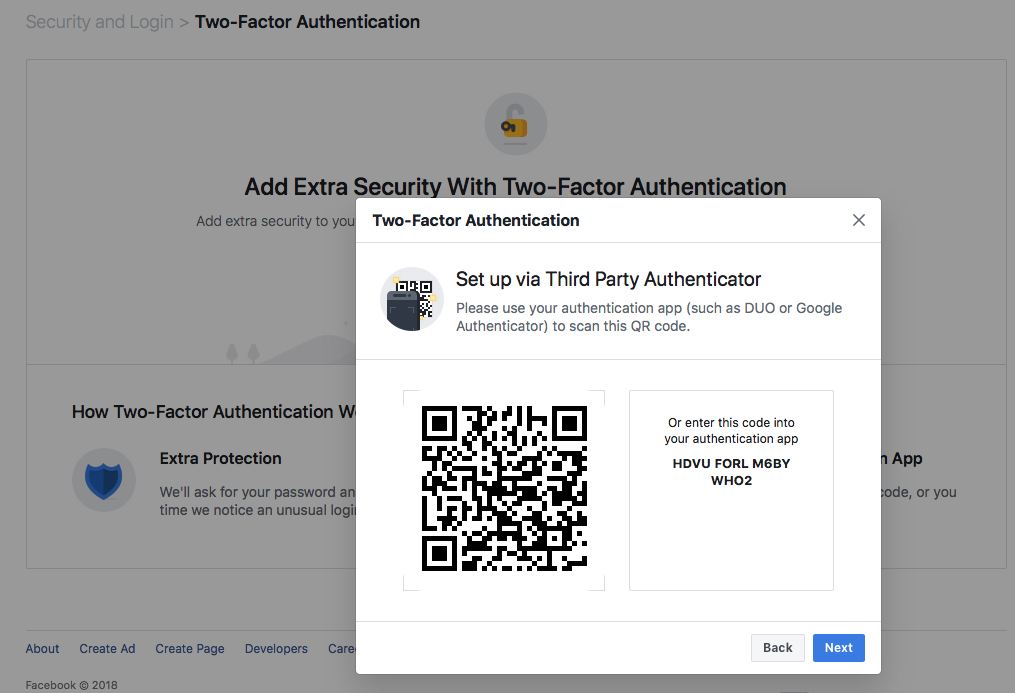 facebook authentication app download