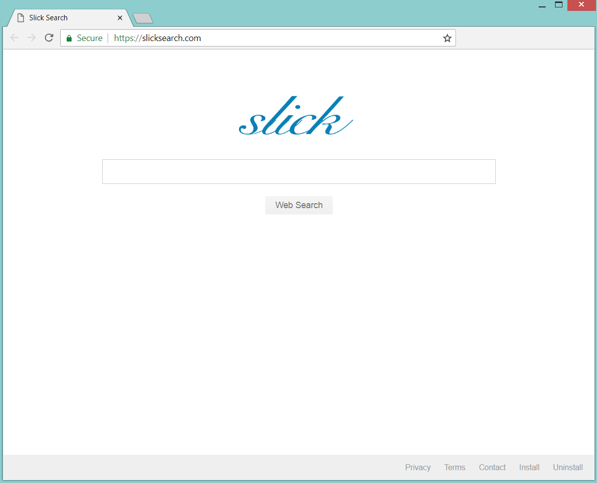 Slicksearch.com hoax search engine affected chrome browser sensorstechforum
