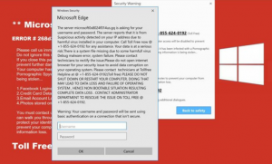 Microsoft Warning Alert Scam Error 268d3x8938 How To Remove It