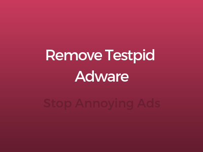 How to Remove Testpid Ads and stop ads sensorechforum