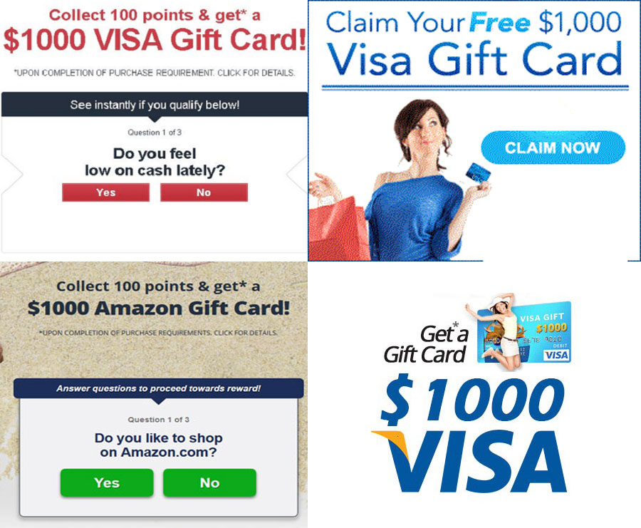 1000 Visa Gift Card Scam How to Get Rid of It How to