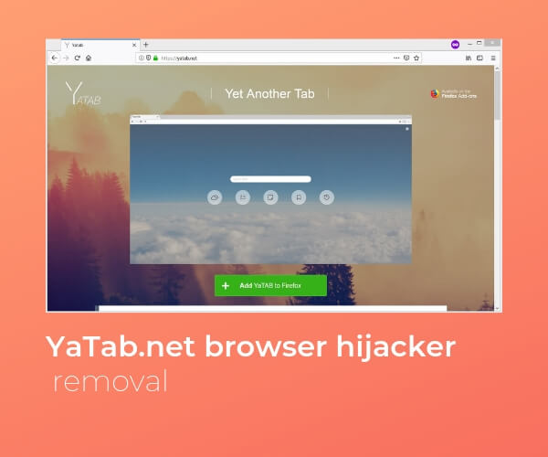 remove yatab net browser hijacker sensorstechforum guide