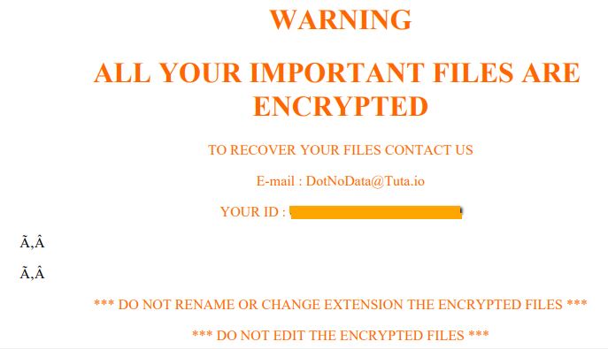 ._Crypted Ransomware virus remove