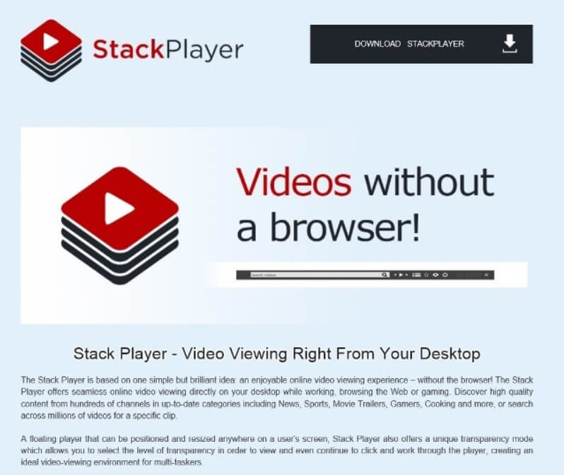 stack player site
