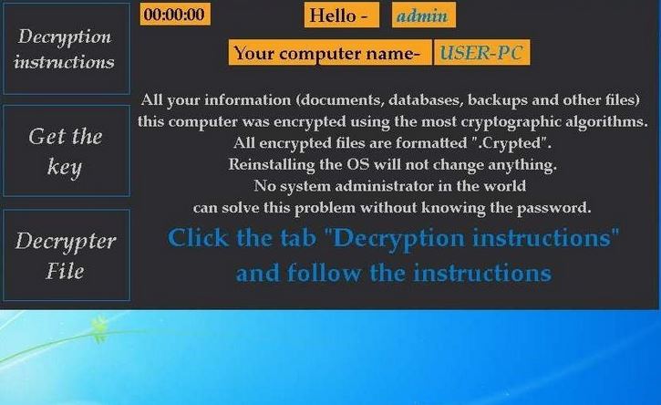 BulbaCrypt .Crypted ransomware virus remove