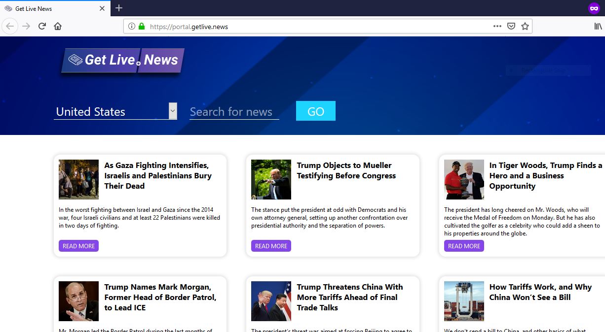 portal.getlive.news redirect image