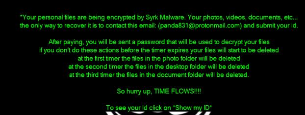 .Syrk Files Virus virus remove