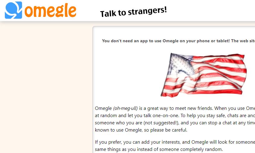 Strangers with forum omegle randomly chat The 6