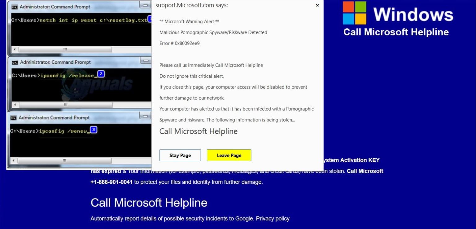 remove Microsoft-one.com scam