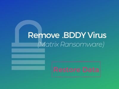 remove bddy virus ransomware sensorstechforum