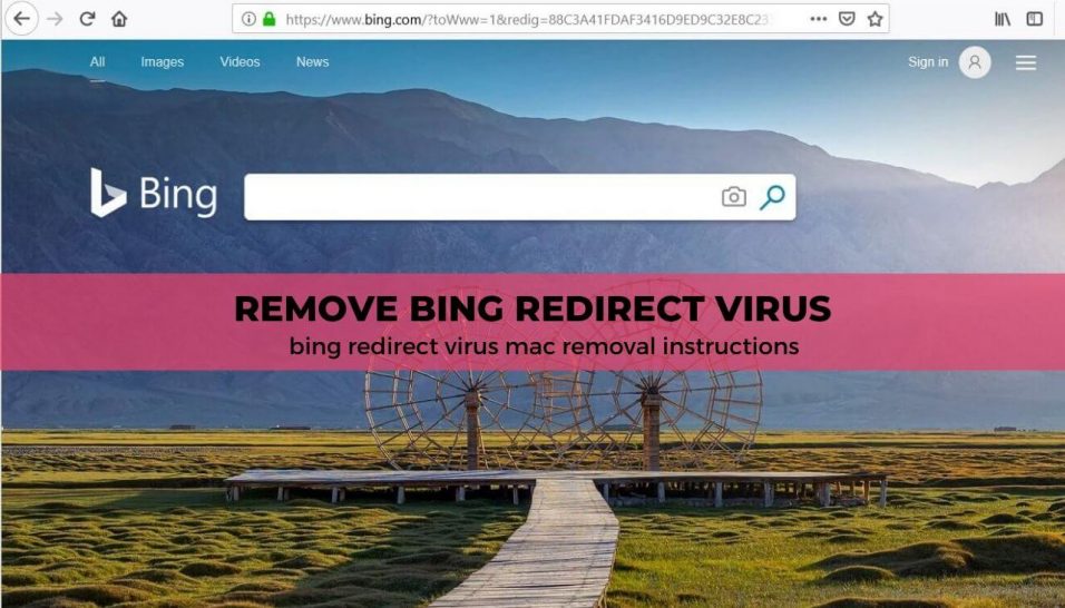bing redirect virus mac safari