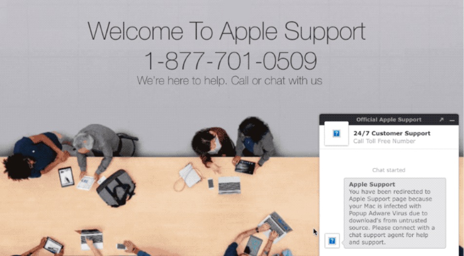 remove apple support scam on mac