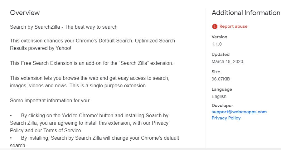 SearchZilla Search redirect image