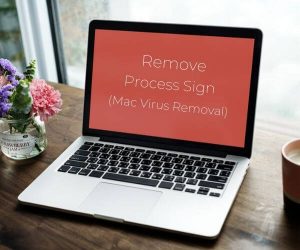 processo de remoção mac vírus sinal