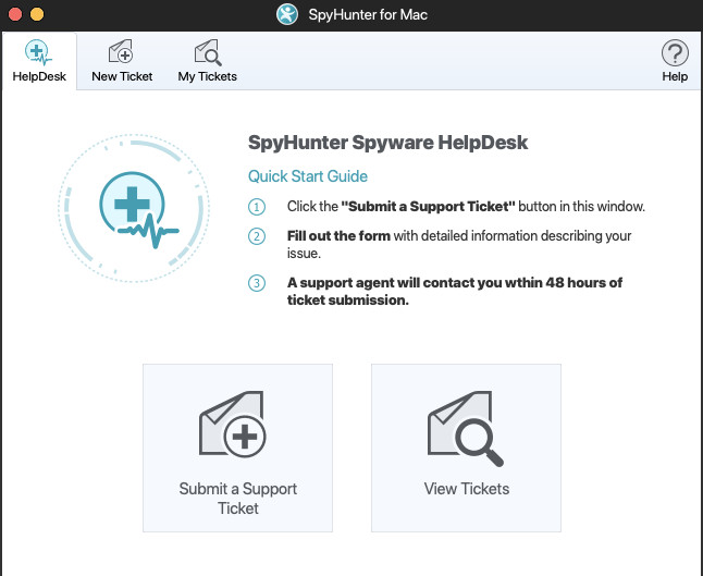 spyhunter para el servicio de asistencia de mac
