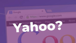 Google leitet weiter zu Yahoo weiter, aber warum?