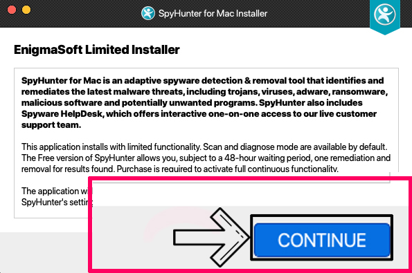 Scansiona il tuo computer con Spyhunter per mac
