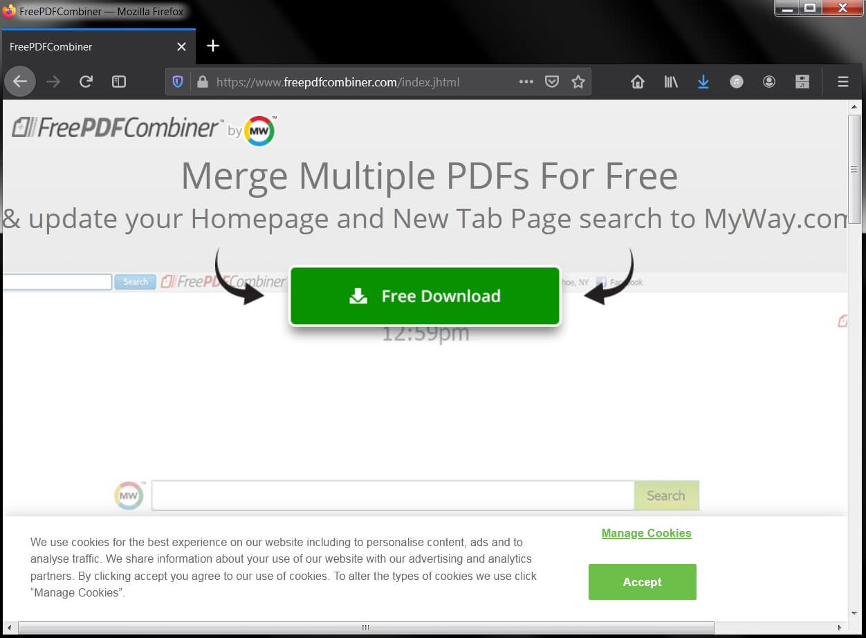 stf-freePDFcombiner-toolbar-redirect-MyWay