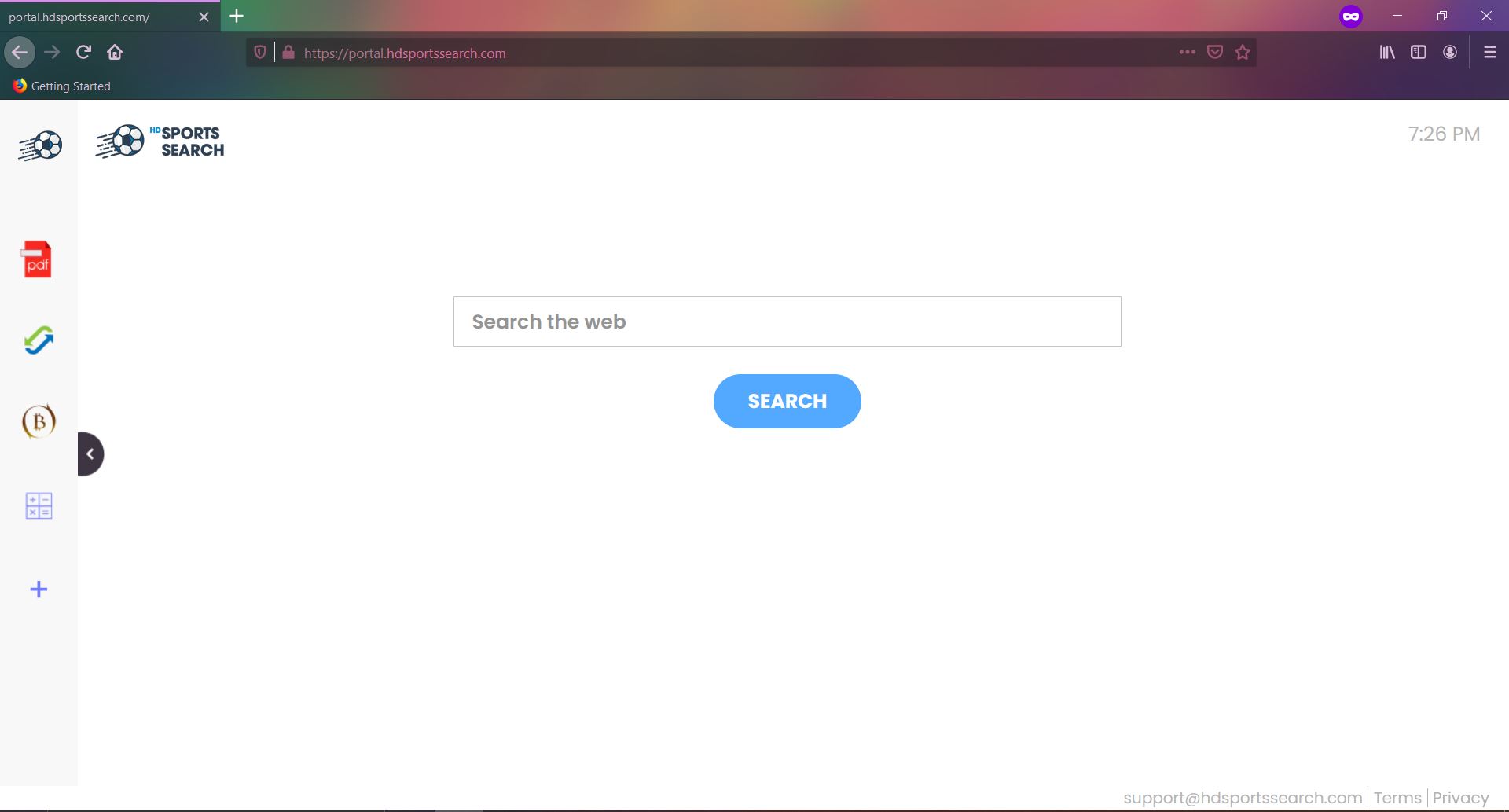 vírus do navegador hdsportssearch como remover guia stf