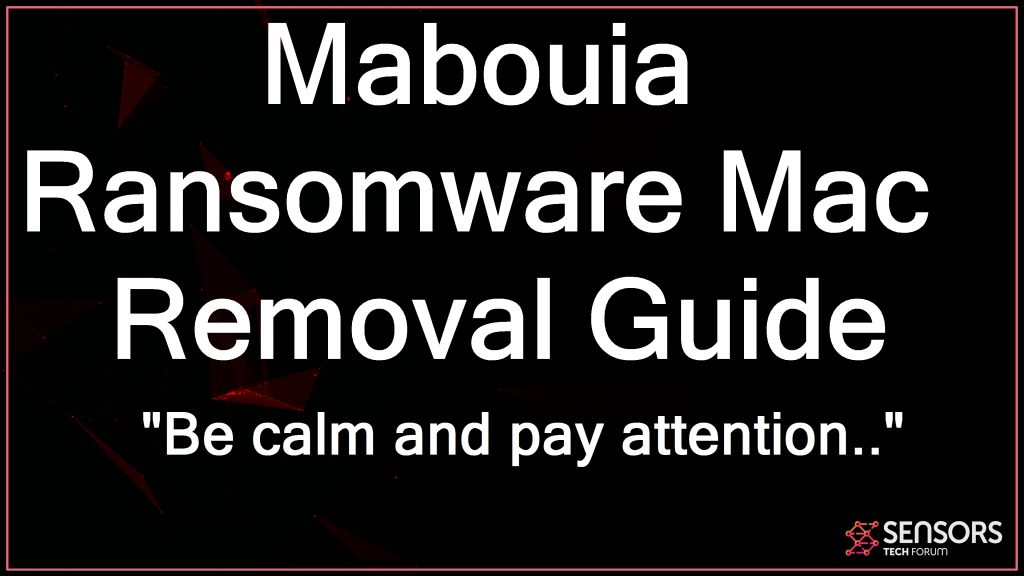 Mabouia ransomware