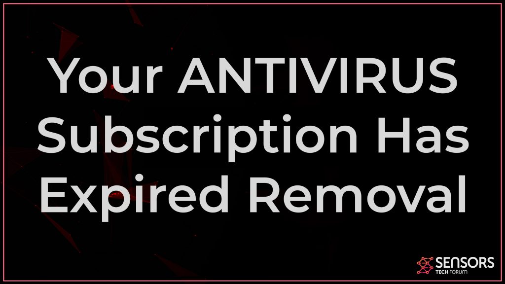 Your ANTIVIRUS Subscription Has Expired