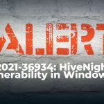 CVE-2021-36934 Serious HiveNightmare Vulnerability in Windows 10