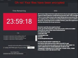 Cypress ransom note sensorstechforum ransomware removal guide