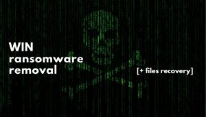 remove WIN ransomware virus and restore files sensorstechforum guide