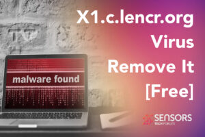 X1.c.lencr.org Virus - Hvordan du fjerner det [Gratis instruktioner]