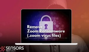 zoom ransomware virus removal guide sensorstechforum