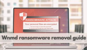 Wnmd ransomware virus removal sensorstechforum guide