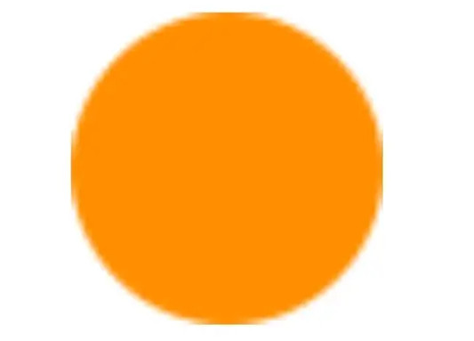ícone de ponto laranja iphone o que significa