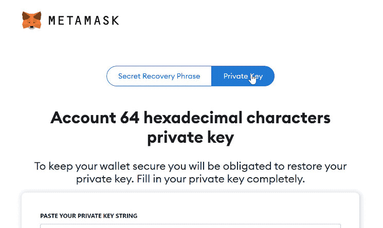metamask scam page