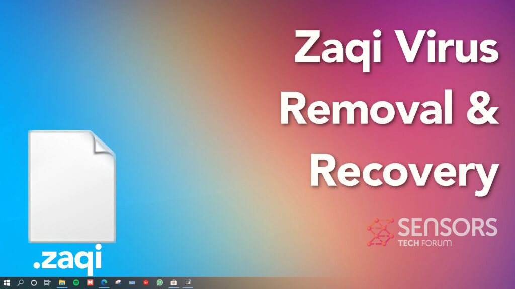 Zaqi Virus files ransomware djvu