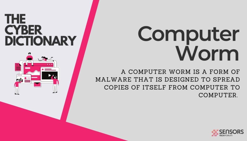 computer worm cyber dictionary definition