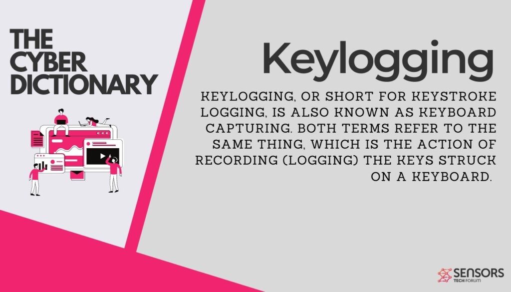 key logging cyber dictionary definition