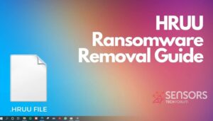 HRUU Ransomware Removal Guide-SENSORSTECHFORUM