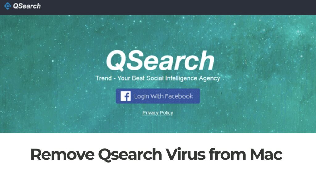 Entfernen Sie den QSearch-Virus vom Mac