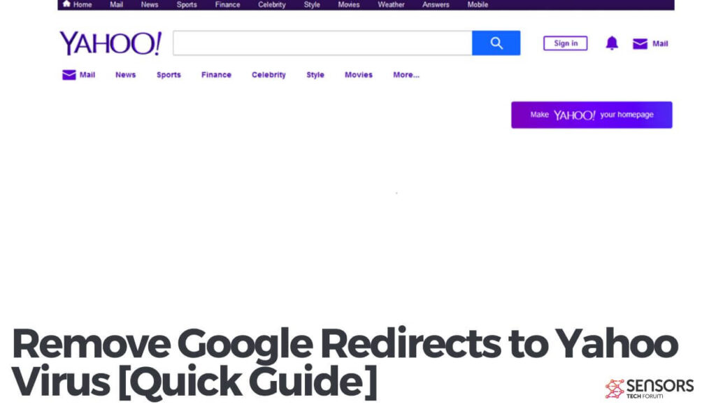 Entfernen Sie Google Leitet bei Yahoo Virus [Kurzanleitung]